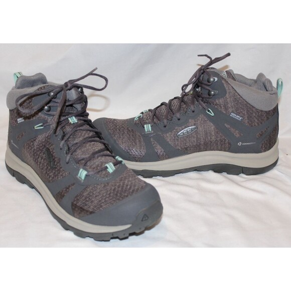 Keen Women's Terradora Mid WP Hiking Boots Magnet Ocean Wave SZ 9.5 NIB $190 - Picture 2 of 6